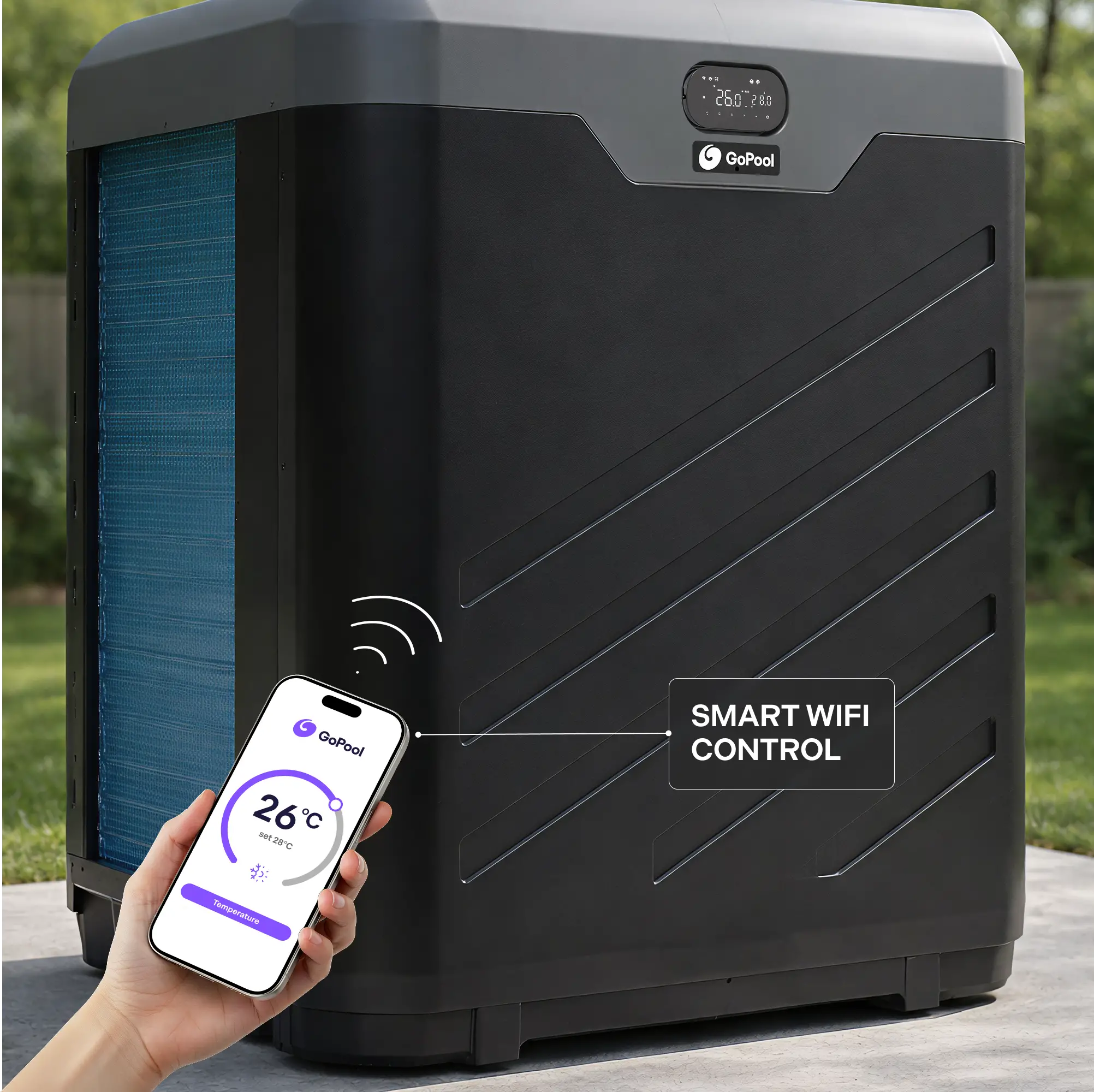 GoPool WiFi control product visual